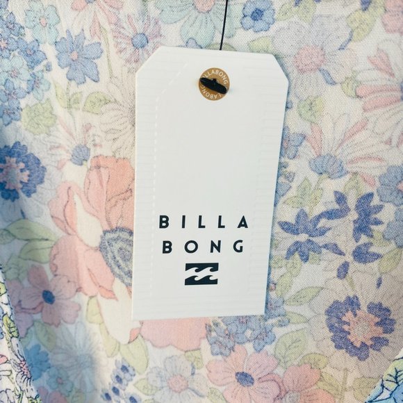 Billabong BNWT Field Day Women's Wrap Dress Medium - Picture 4 of 10